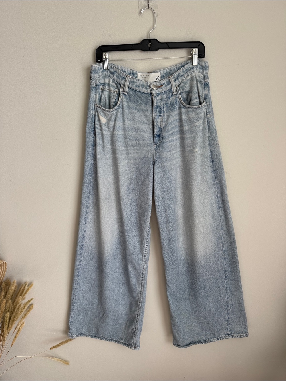 Rag & Bone Miramar Sofie Ankle-Length Pant Faux Denim Pants Size 30 - Picture 4 of 16